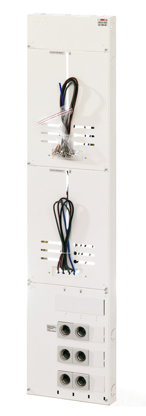 METERBOARD 3PH 25A 2R 2PL
