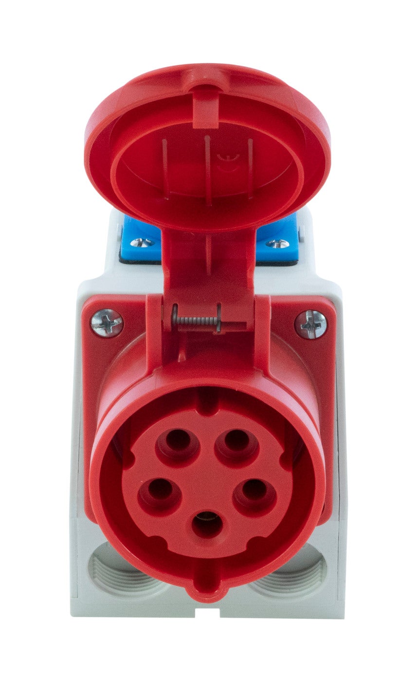WALLSOCKET W SCH-P DK 5P 16A 6h