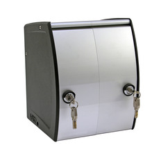 Enclosures with split lid and systemlock