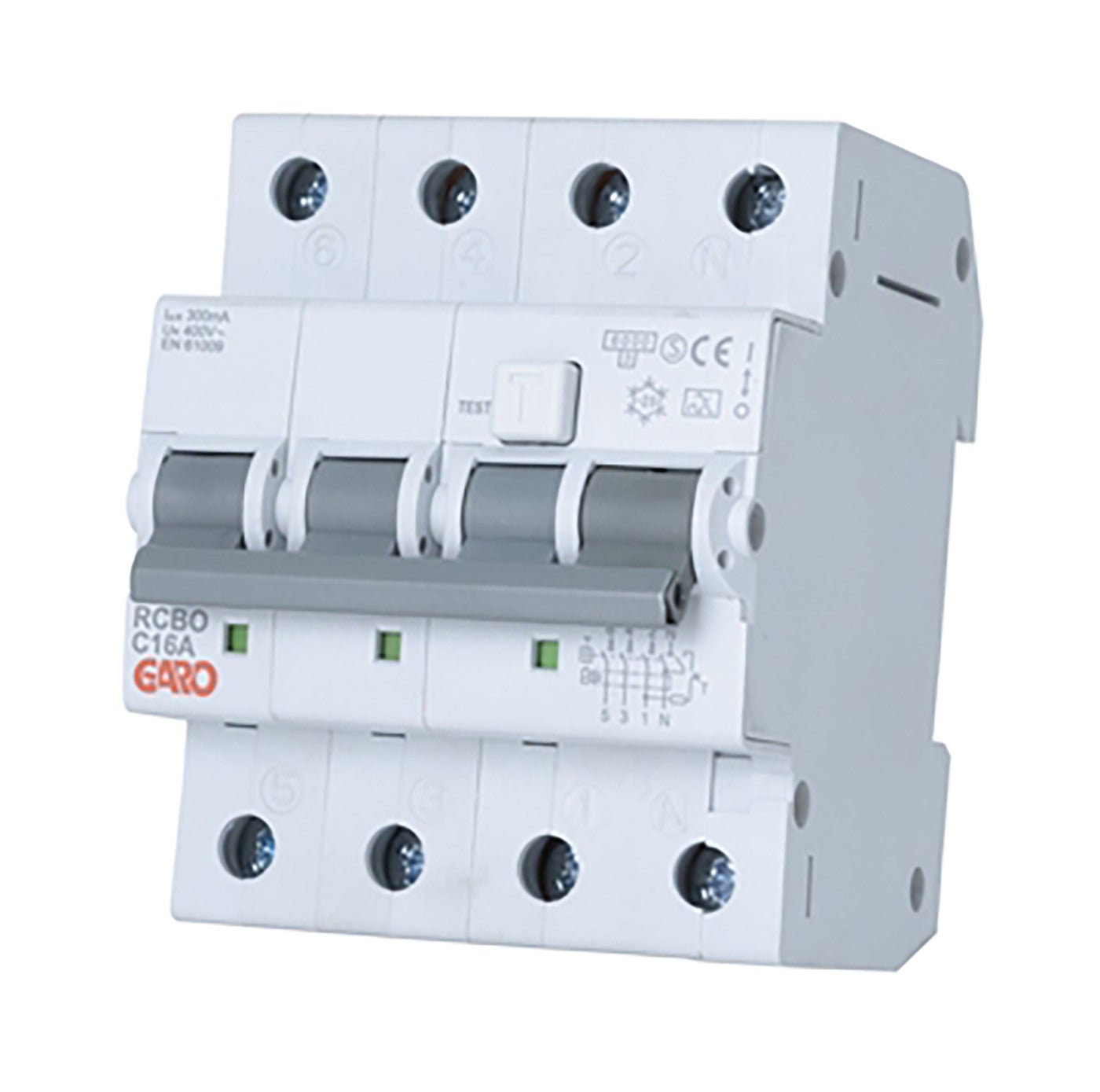 RCBO C4P 16A 6kA 300mA GS